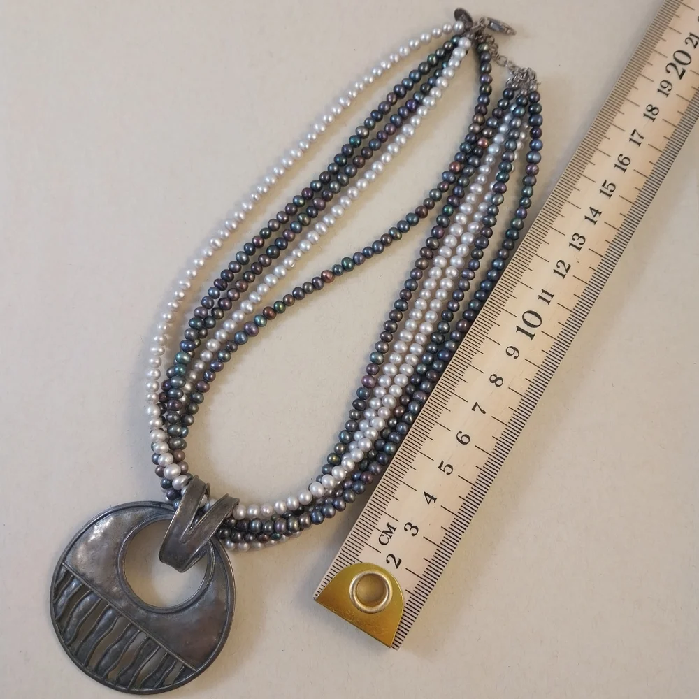 Silpada Sterling Silver Pearl Necklace - Picture 13 of 16